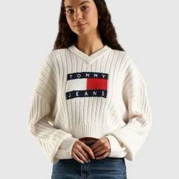 tommy hilfiger Logo Print Crew Neck Pullover image 1