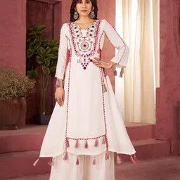 svaraa Women Embroidery Kurta Set-picture-29