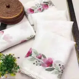 nyrika Women Embroidered Kota Doria Saree with Lace Border-picture-26