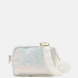 pantaloons junior Women Glitter Sling Bag with Adjustable Straps-picture-12