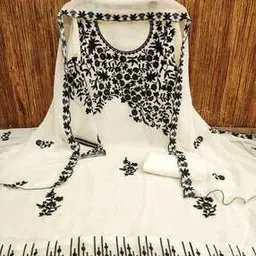 svaraa Women Embroidered 3-Piece Unstitched Dress Material-picture-46