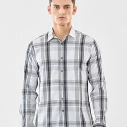 snitch Men Checks Slim Fit Shirt-picture-18