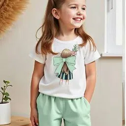 4you dresses Girls Graphic Print Short & Top Set-picture-36