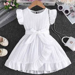 pixie n prince Girls Striped A-Line Dress-picture-39