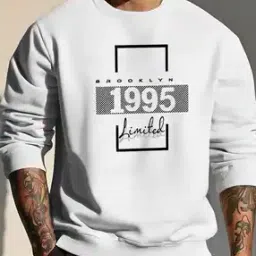 ausk Men Graphic Print Loose Fit Sweatshirt-picture-19