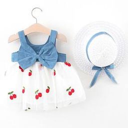 hopscotch Girls Geometric Fit and Flare Dress-picture-1