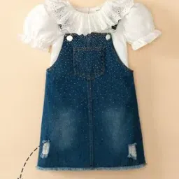 hopscotch Girls Embellished Fit and Flare Dress-picture-36