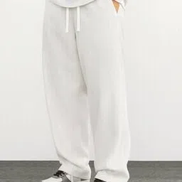 Men Flat Front Relaxed Fit Pants-image-7