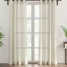 home centre Set of 2 Striped Sheer Door Curtains-picture-18