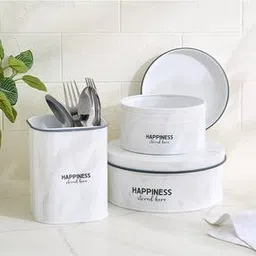 home centre Typographic Print Storage Container with Lid-picture-28