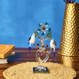 theallchemy Birds whit Tree Decorative Showpiece image 1