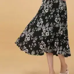 leia Women Floral Print Flared Skirts-picture-45