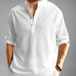 Men Slim Fit Short Kurta-image-81