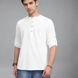 neonomad Men Slim Fit Short Kurta image 1