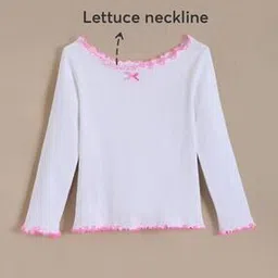 Girls Ribbed Regular Fit T-Shirt-image-24