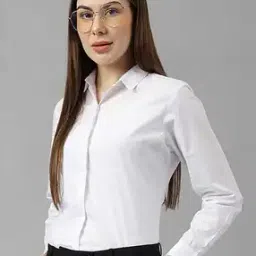 hancock Women Slim Fit Spread Collar Shirt-picture-23