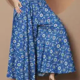 zwerlon x ag Women Floral Print Flared Palazzos-picture-16