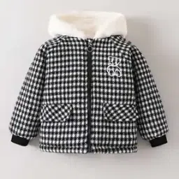 hopscotch Boys Checked Jacket with Zip-Closure-picture-51
