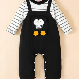 hopscotch Striped Applique Bodysuit image 1