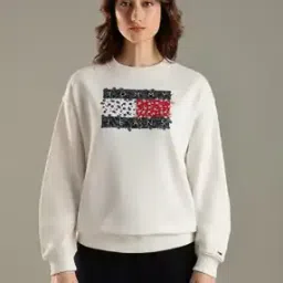 tommy hilfiger Women Logo Regular Fit Sweatshirt-picture-14