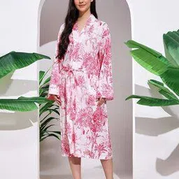 handicraft-palace Women Floral Print Bath Robes-picture-15
