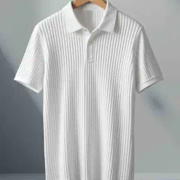 neonomad Men Striped Regular Fit Polo T-Shirt image 1