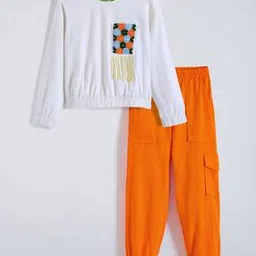 hopscotch Girls Cotton Floral Tracksuit Set-picture-12