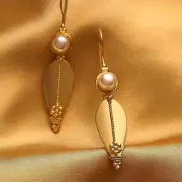 biba Women Stone-Studded Drop Earrings-picture-48