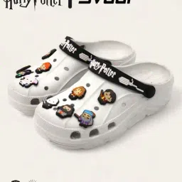 svaar Harry Potter - Men Applique Round-Toe Clogs image 1