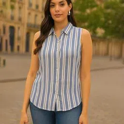 leia Women Striped Regular Fit Shirt-picture-17