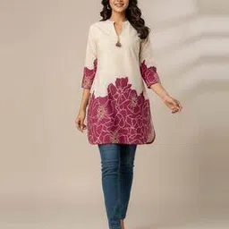 nyrika Women Floral Print Straight Kurti-picture-12