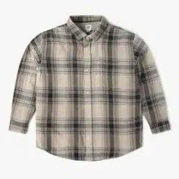Relaxed Fit Full Sleeves Checked Button-Down Shirt-image-10