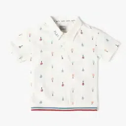 playday Boys Printed Relaxed Fit Polo T-Shirt-picture-45