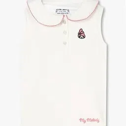 kg frendz Girls Regular Fit Cotton Polo T-Shirt-picture-17