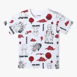 yousta Boys Printed Regular Fit Crew-Neck T-Shirt-picture-10