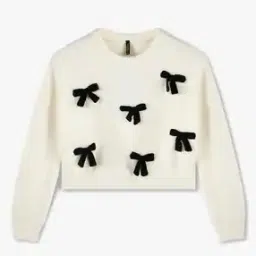 rio girls Girls Bow Applique Sweater-picture-51