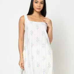 Women Floral Print Straight Kurti-image-39