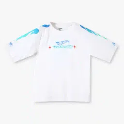 yb dnmx Boys Hot Wheels 68 Print Relaxed Fit Crew-Neck T-Shirt image 1