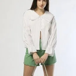 fyre rose Women Lace Slim Fit Shirt-picture-42