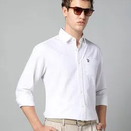 u.s. polo assn. Men Tailored Fit Shirt with Patch Pocket-picture-41
