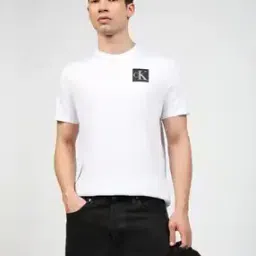 calvin klein jeans Men Regular Fit Crew-Neck T-Shirt with Gradient Monogram Logo Print-picture-10