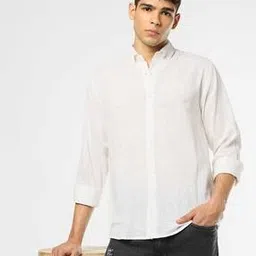 buda jeans co Regular Fit Shirt with Button-Down Collar Shirt-picture-37