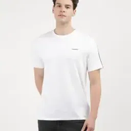 calvin klein jeans Men Iconic Piping Regular Fit Crew-Neck T-Shirt-picture-13
