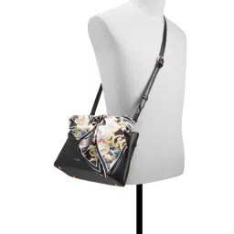 Aldo TENTERDEN Womens Black Handbag with Detachable Straps image 4