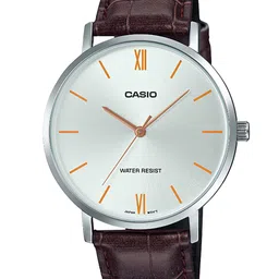 Casio Enticer Men Silver Analogue watch A1618 MTP-VT01L-7B2UDF image 3