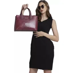 Caprese Cynthia Satchel Medium Plum image 1