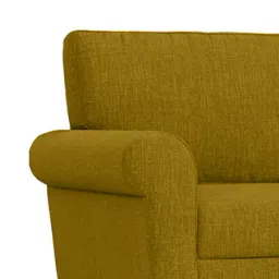 urban ladder create Oxford 1 Seater Fabric Sofa in Olive Green Colour image 3