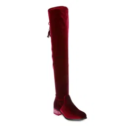 London Rag Solid Burgundy Boots-picture-26