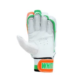 whitedot sports Whitedot Whiz Leather Cricket Batting Gloves, Multicolor image 3