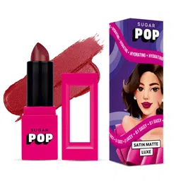 SUGAR POP Satin Matte Luxe Long Lasting Lipstick 3g - Daisy 01 image 1